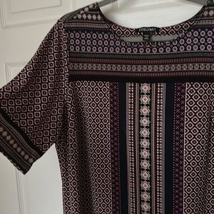 Roz & Ali (Dress Barn) irresistibly gorgeous print! Slimming your silhouette!
